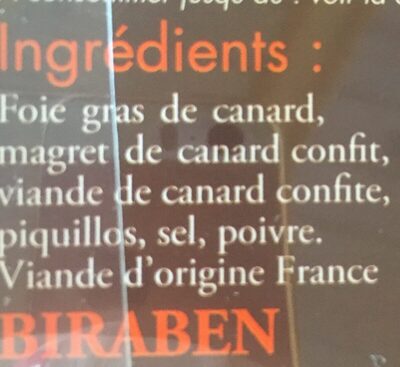 Terrine gourmande "odixar" - Ingredients - fr
