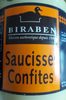 saucisses confites - Product