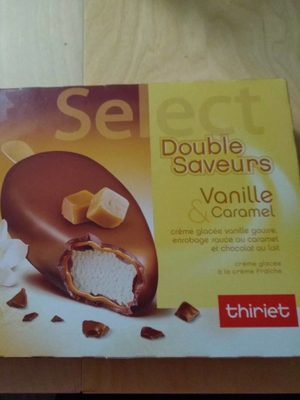 Glace double saveurs vanille caramel - Producto - fr