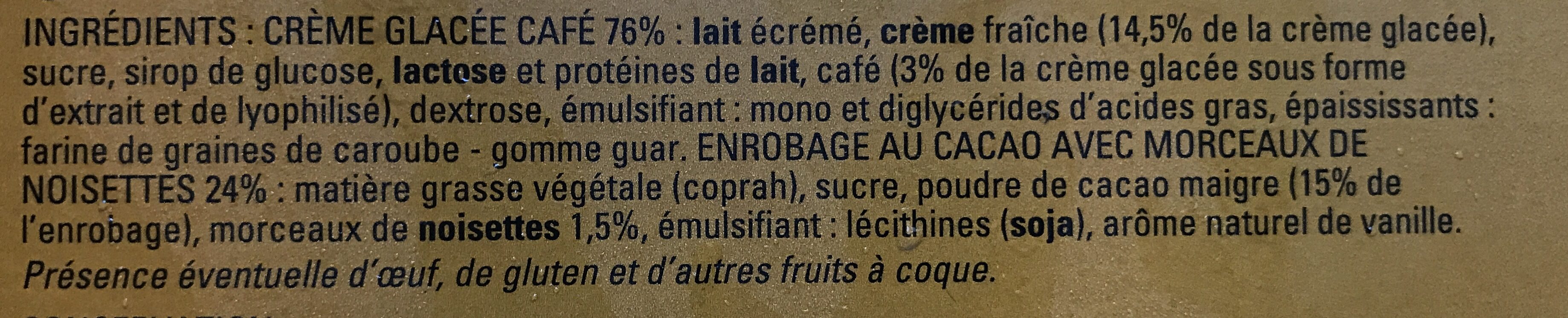 Royal café - Ingredients - fr