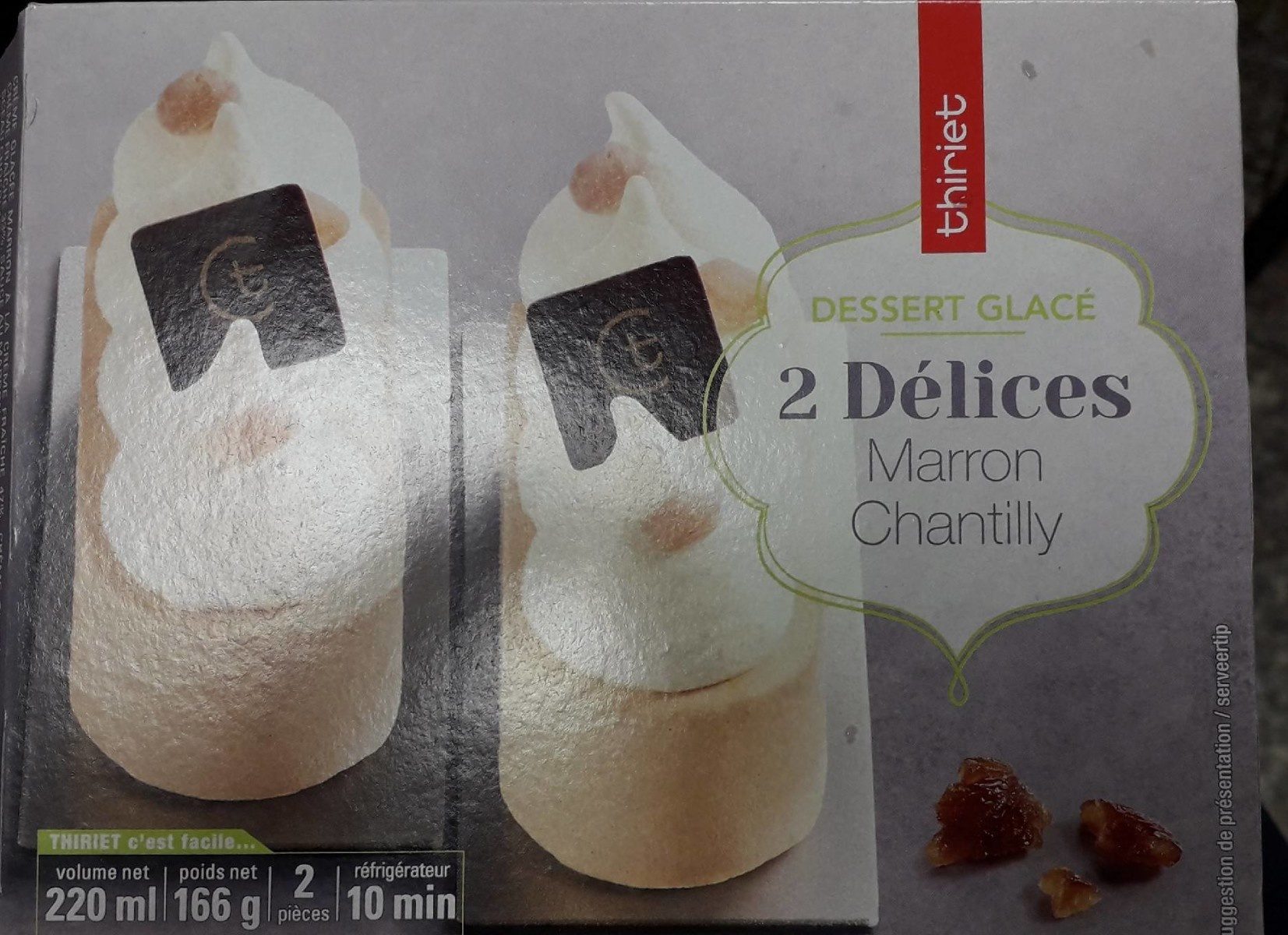 Délices marron chantily - Produit