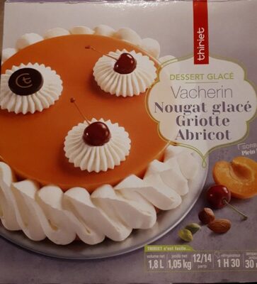 Vacherin  Nougat glacé, griotte, abricot - Product - fr