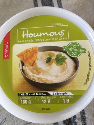 Houmous purée de pois chiches à la crème de sésame - Product - fr