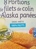 8 portions de filets de colin d'alaska panees - Produkt