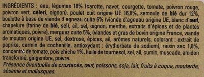 Couscous - Ingrédients