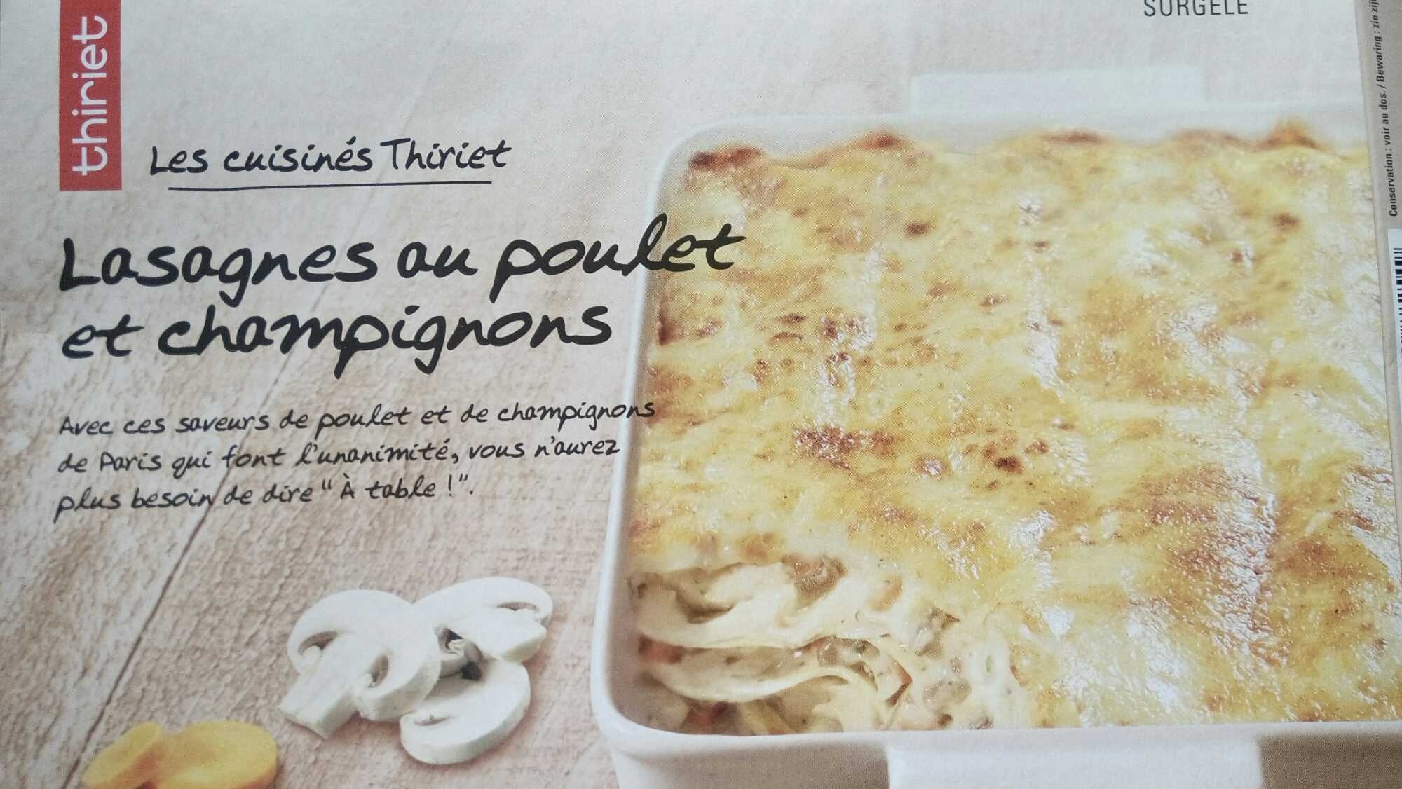 Lasagnes au Poulet et Champignons - Product - fr