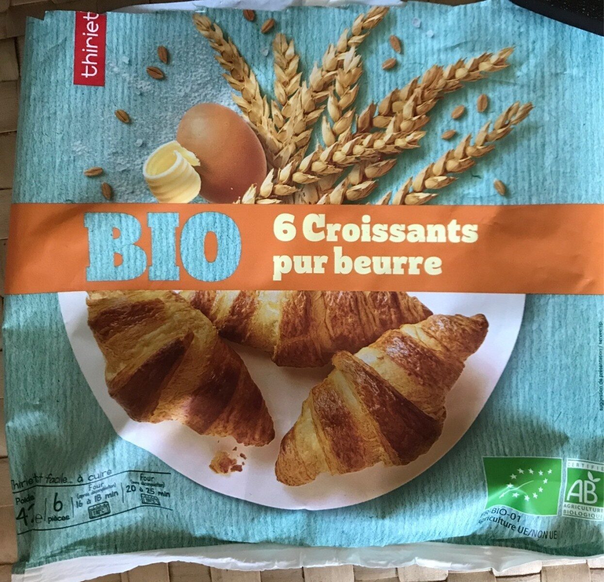 Croissants pur beurre - Produit
