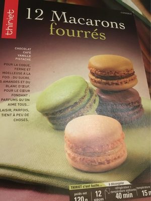 Macarons fourrés - Nutrition facts - fr