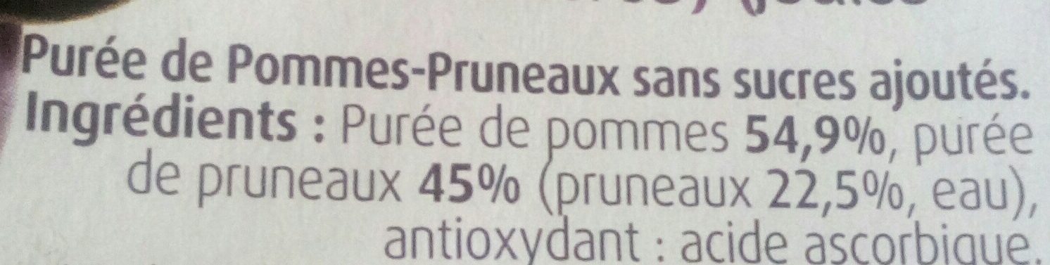 Pommes Pruneaux - Ingredients - fr