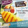 Compote Pommes-Ananas avec morceaux sans sucres ajoutés - Produit