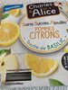 Pommes Citrons Basilic SSA - Produit