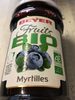 Fruits bio myrtilles - Produit