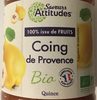 Preparation 100% Fruits Coing Bio De Provence - Produit