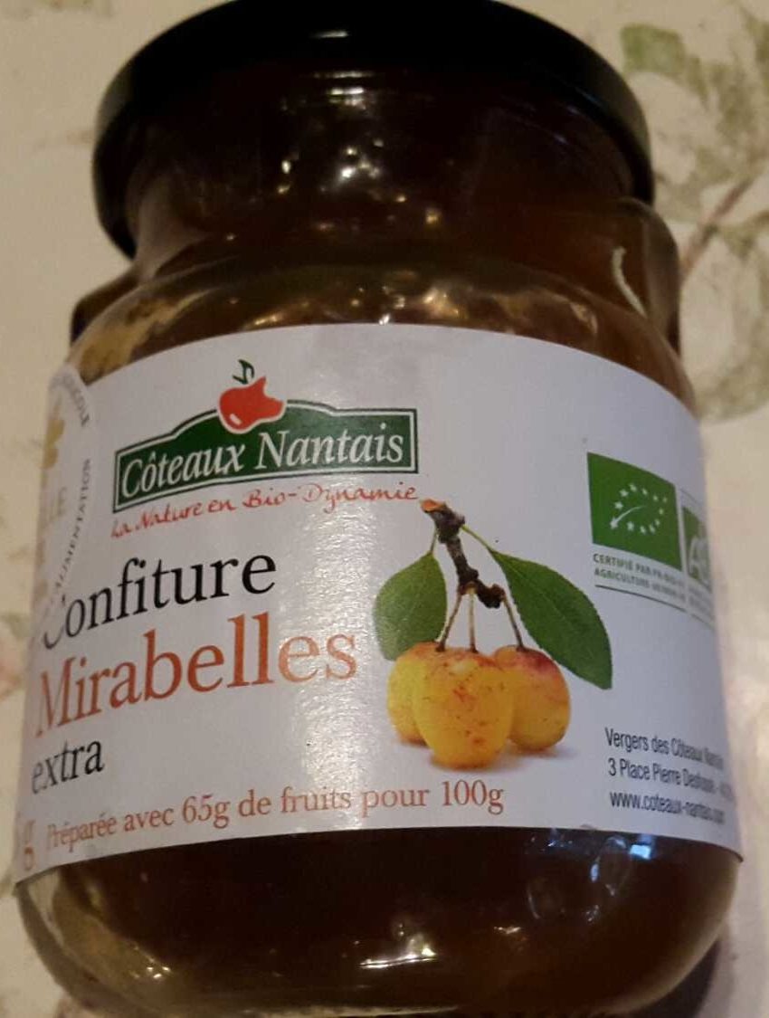 Confiture mirabelles extra bio - Product - fr