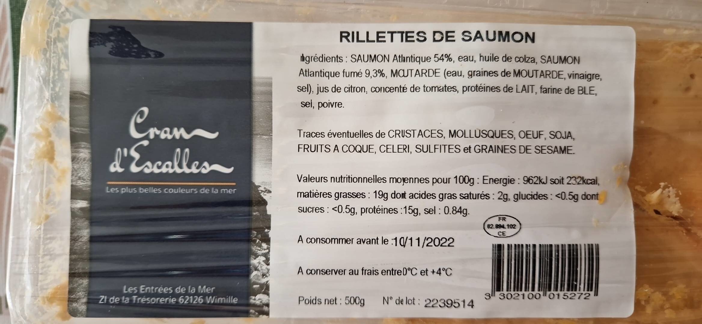 Rillettes de saumon - Produkt - fr