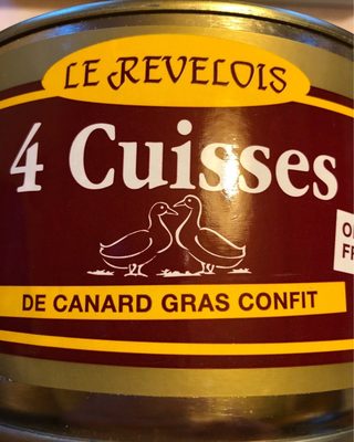 4 cuisses de canard gras confit - Producte - fr
