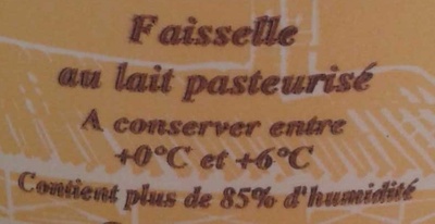 Fromage Frais en Faisselle (6 % MG) - Ingredients - fr
