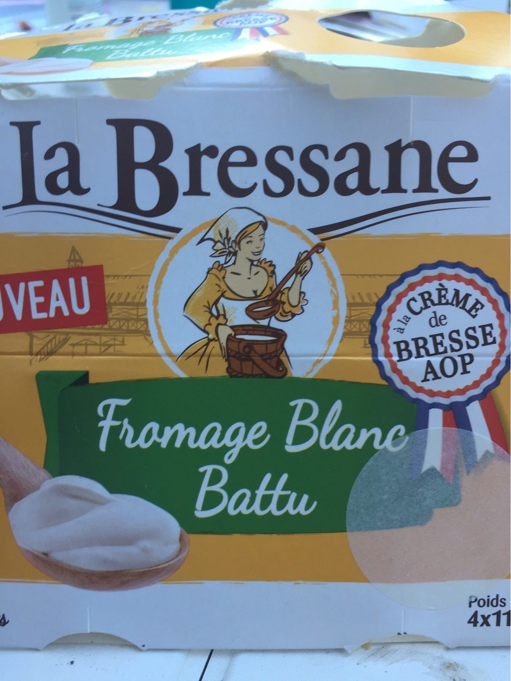 Fromage blanc battu à la crème de Bresse AOP - Product - fr