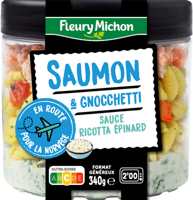 Saumon & gnocchetti, sauce ricotta épinards - Product - fr