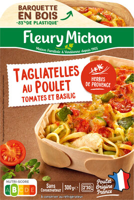 Tagliatelles au Poulet tomates et basilic crème & basilic - Product - fr