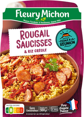 Le Rougail Saucisse et son riz créole - Product - fr