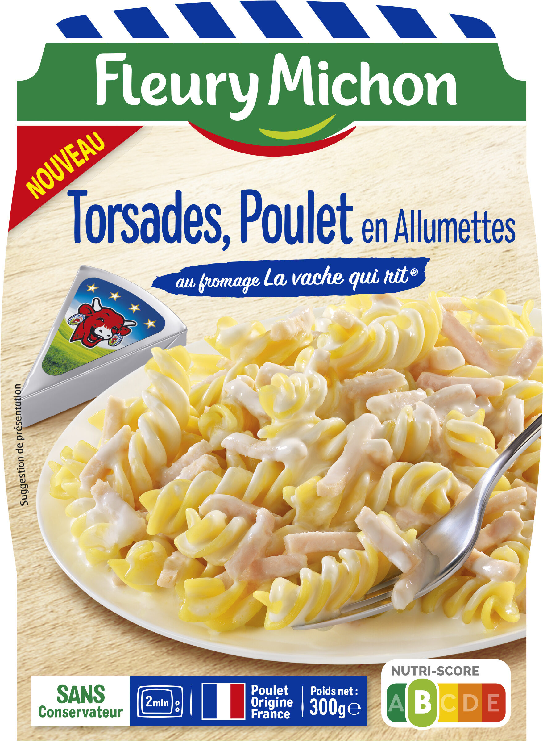 Torsades Poulet en Allumettes au fromage La vache qui rit® - Produit