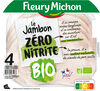 Le Jambon Zéro Nitrite BIO 4 tranches - Product