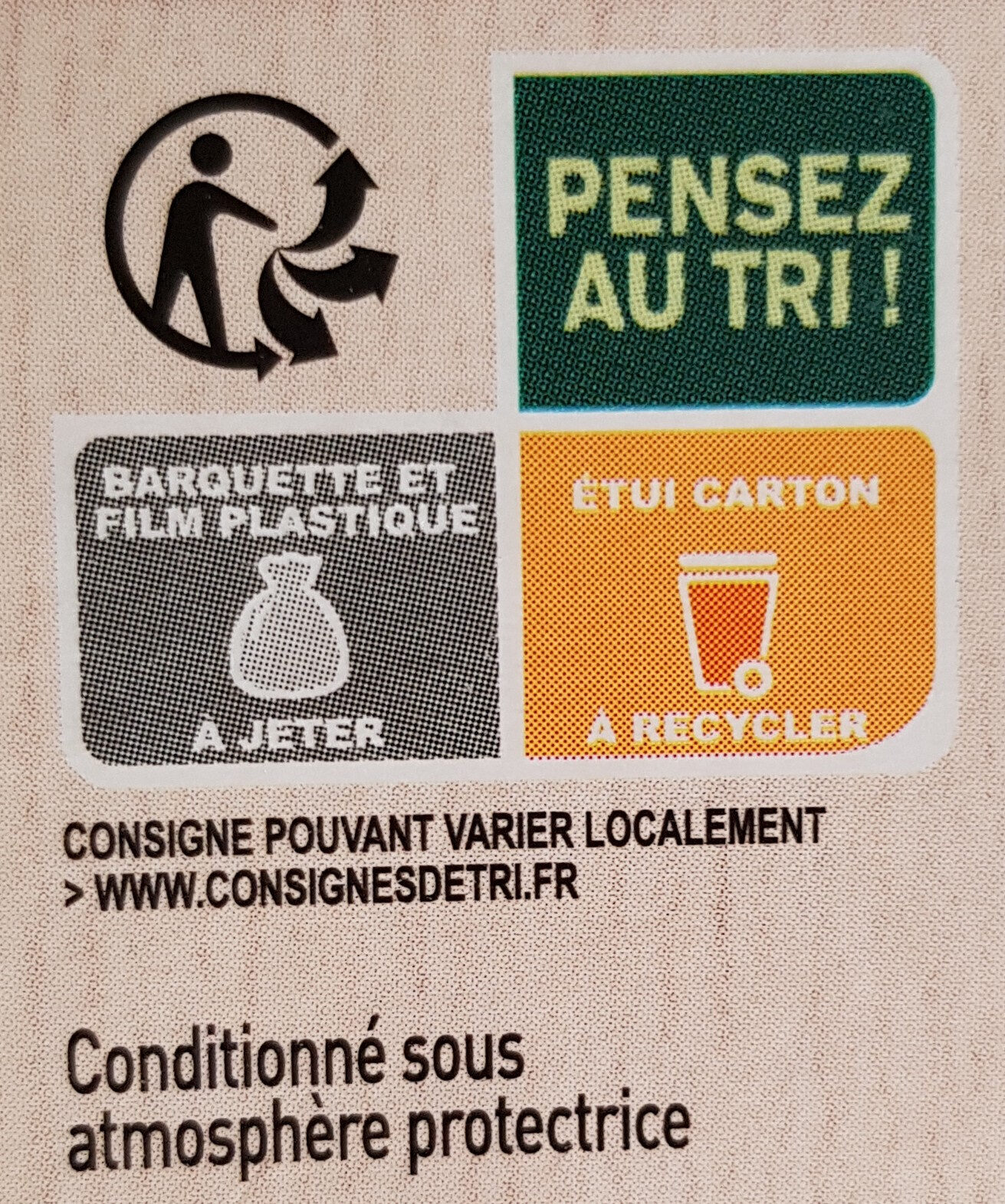 Filet de Saumon Purée de Brocolis - Instruction de recyclage et/ou informations d'emballage
