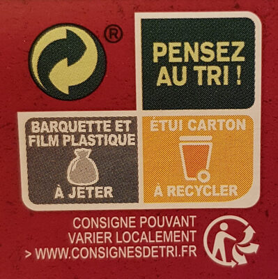 Le Chili Con Carne et son riz blanc - Istruzioni per il riciclaggio e/o informazioni sull'imballaggio - fr