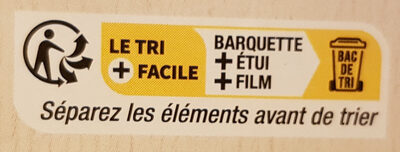Poulet & Purée de Courgettes pointe de crème fraîche - Instrucciones de reciclaje y/o información de embalaje - fr