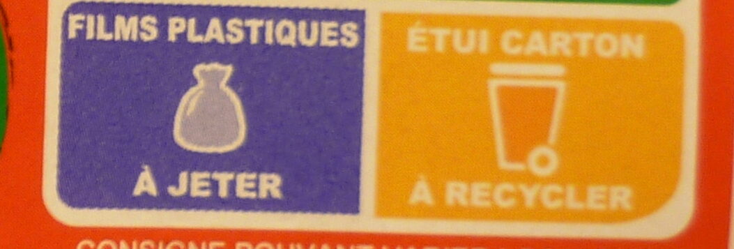Délices de surimi à la chair de crabe - 10 bâtonnets - Recycling instructions and/or packaging information - fr