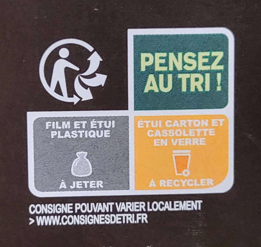 Les noix de ST-Jacques et ses poireaux et champignons - Genbrugsinstruktioner og/eller emballageoplysninger - fr