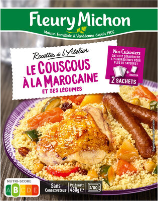 Le Couscous à la Marocaine et ses légumes - Produit