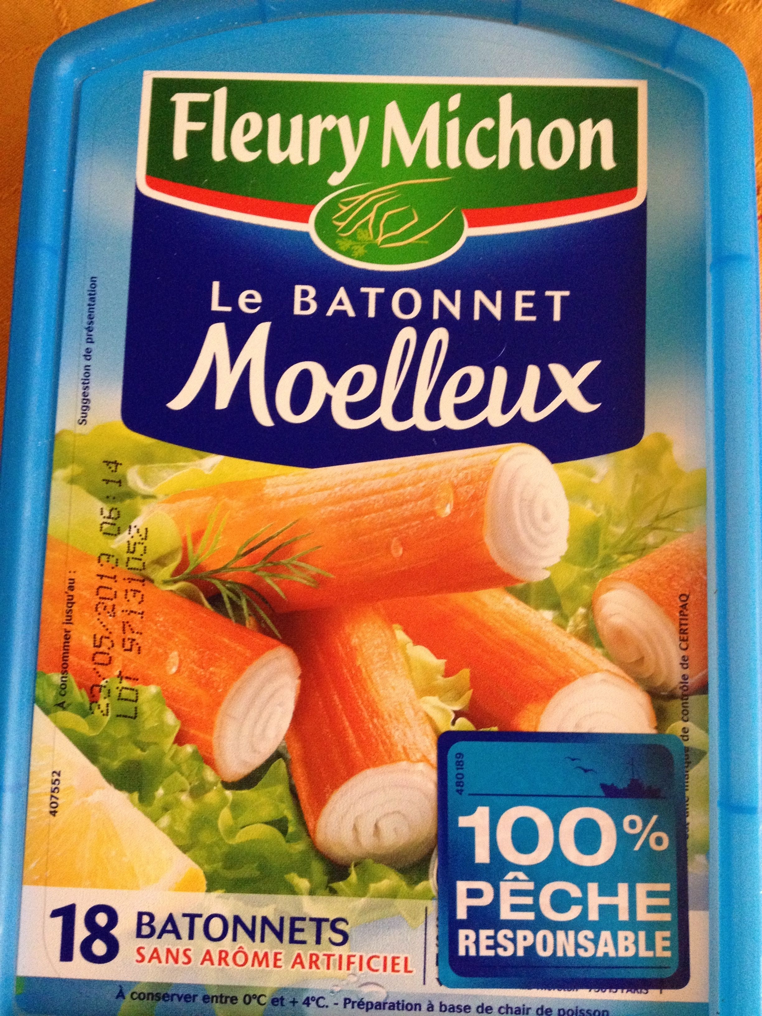 Le Bâtonnet Moelleux (18 Bâtonnets) - Product - fr