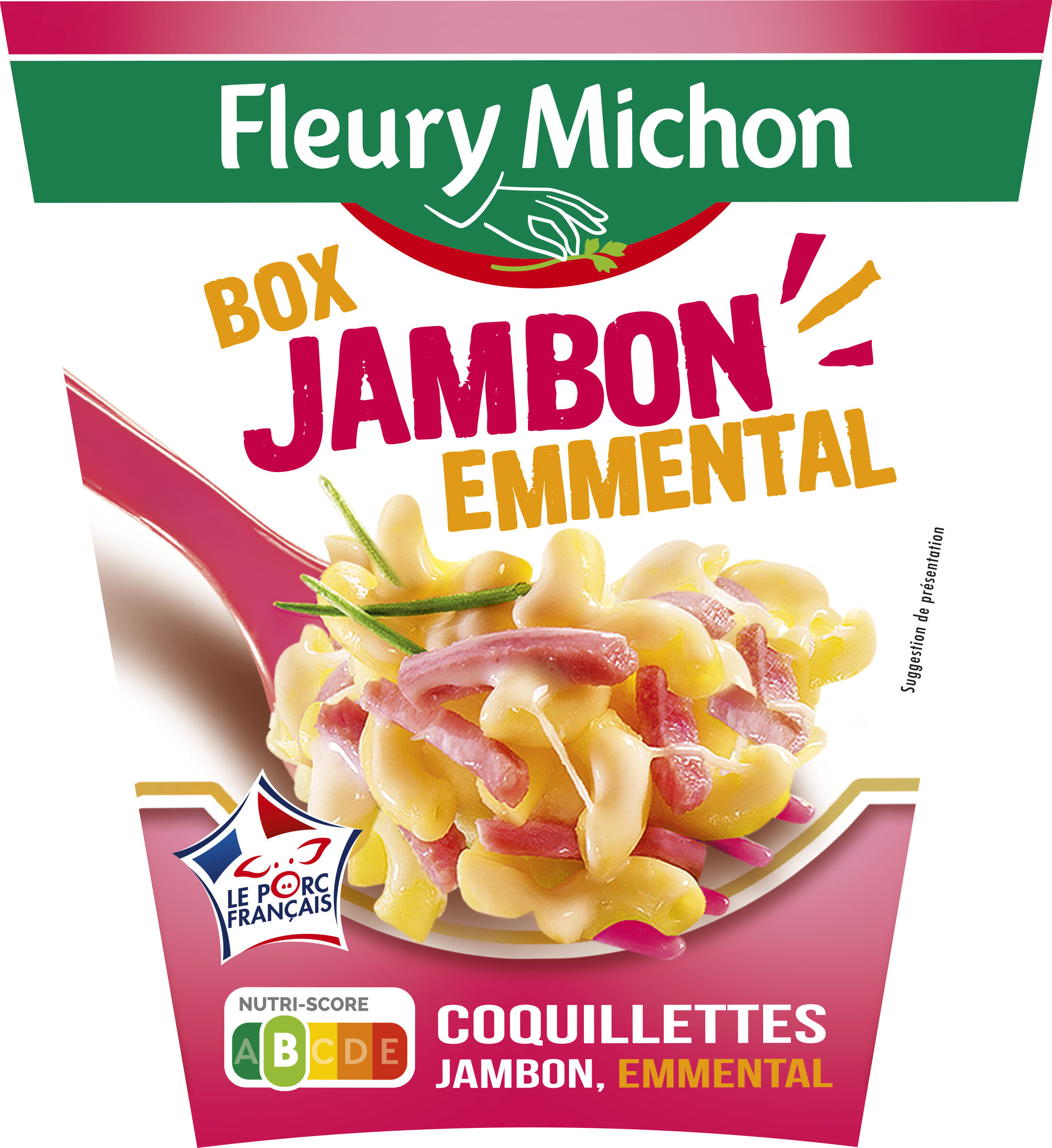 BOX JAMBON EMMENTAL (coquillettes jambon, emmental) - نتاج - fr
