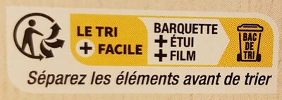 Gratin de Choux-Fleurs au Jambon & à l'emmental - Recycling instructions and/or packaging information - fr
