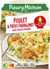 Poulet & pâtes farfallines sauce ricotta épinards - Produit