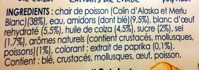 Le Bâtonnet Moelleux (+ 2 Bâtonnets Gratuits soit 32 bâtonnets) - Ingrediënten - fr