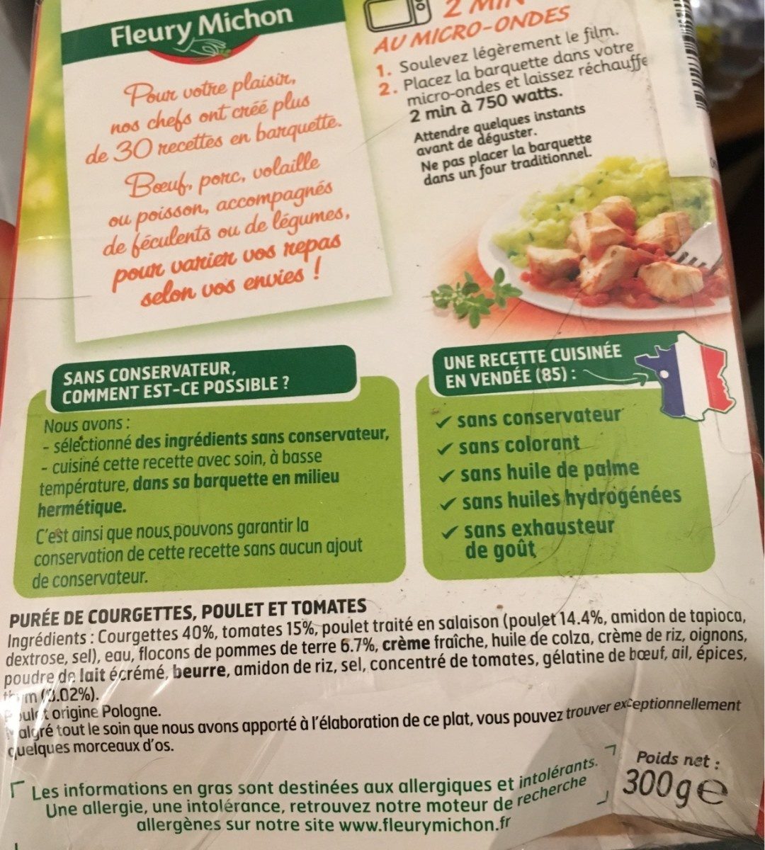 Fleury Michon - Ingrédients
