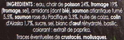 le Gourmand Saumon (14 Bâtonnets) - Ingrediënten - fr