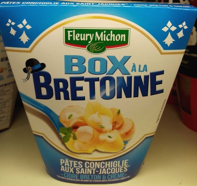 Box à la Bretonne (Pâtes conchiglie aux Saint-Jacques*, cidre breton & crème) - Produkt - fr