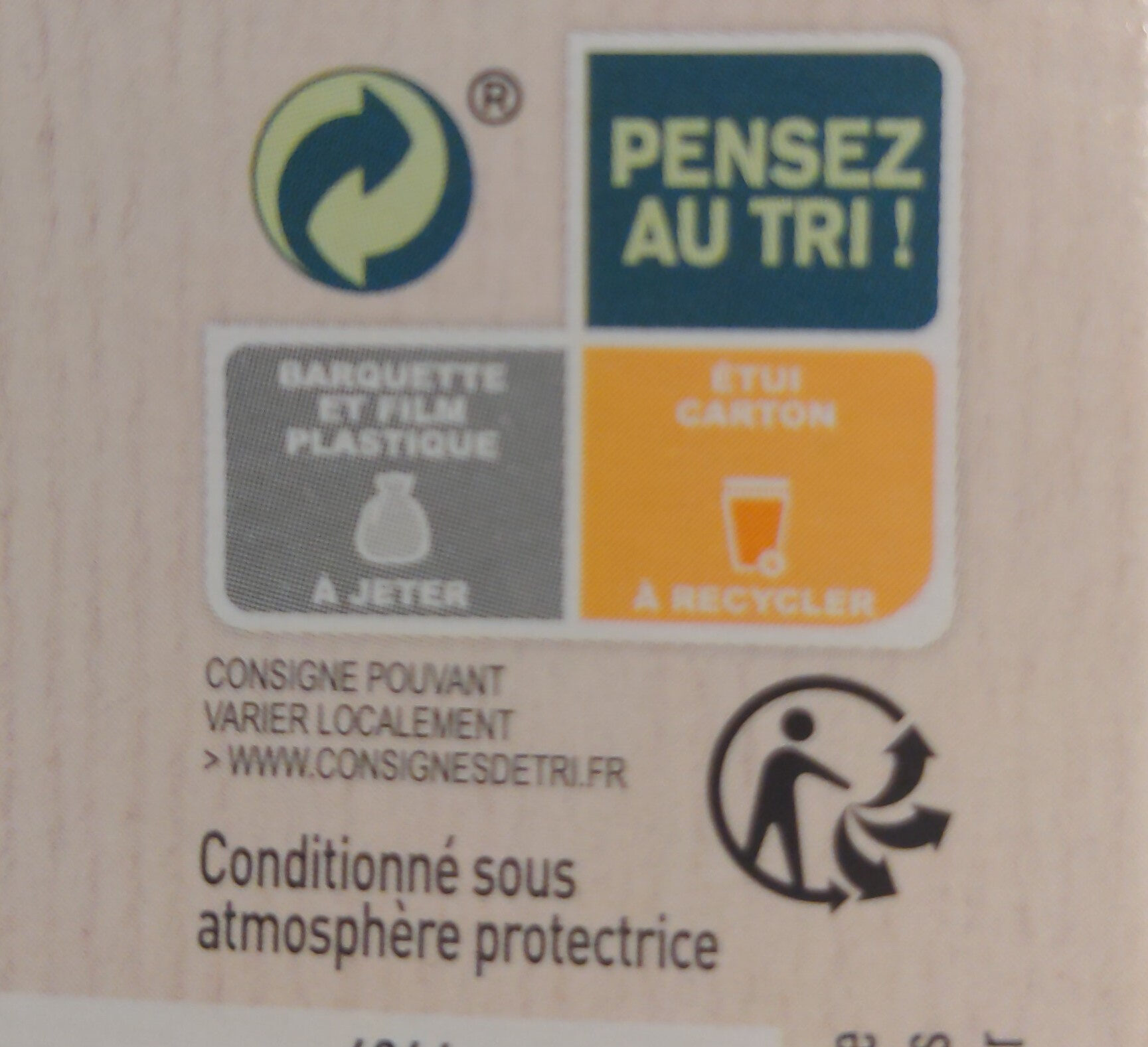 Emincés de boeuf sauce poivre & pommes de terre - Recycling instructions and/or packaging information - fr