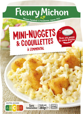 Mini nuggets & coquillettes à l'emmental - Produit