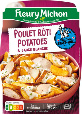 Le Poulet Rôti Potatoes et sa sauce blanche - Producto - fr
