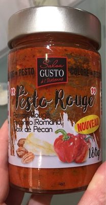 Pesto Rouge Poivron Rouge pecorino Romano noix de pecan - Produit