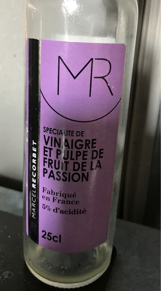 Vinaigre et pulpe de fruit de la passion - Product - fr