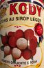 Bte 3 / 4 Litchis Au Sirop Leger Kody - Product