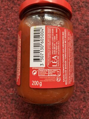 Sauce tomate Provencale - Instruction de recyclage et/ou informations d'emballage