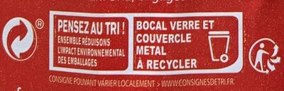 Confiture Extra Fraise - Instruction de recyclage et/ou informations d'emballage