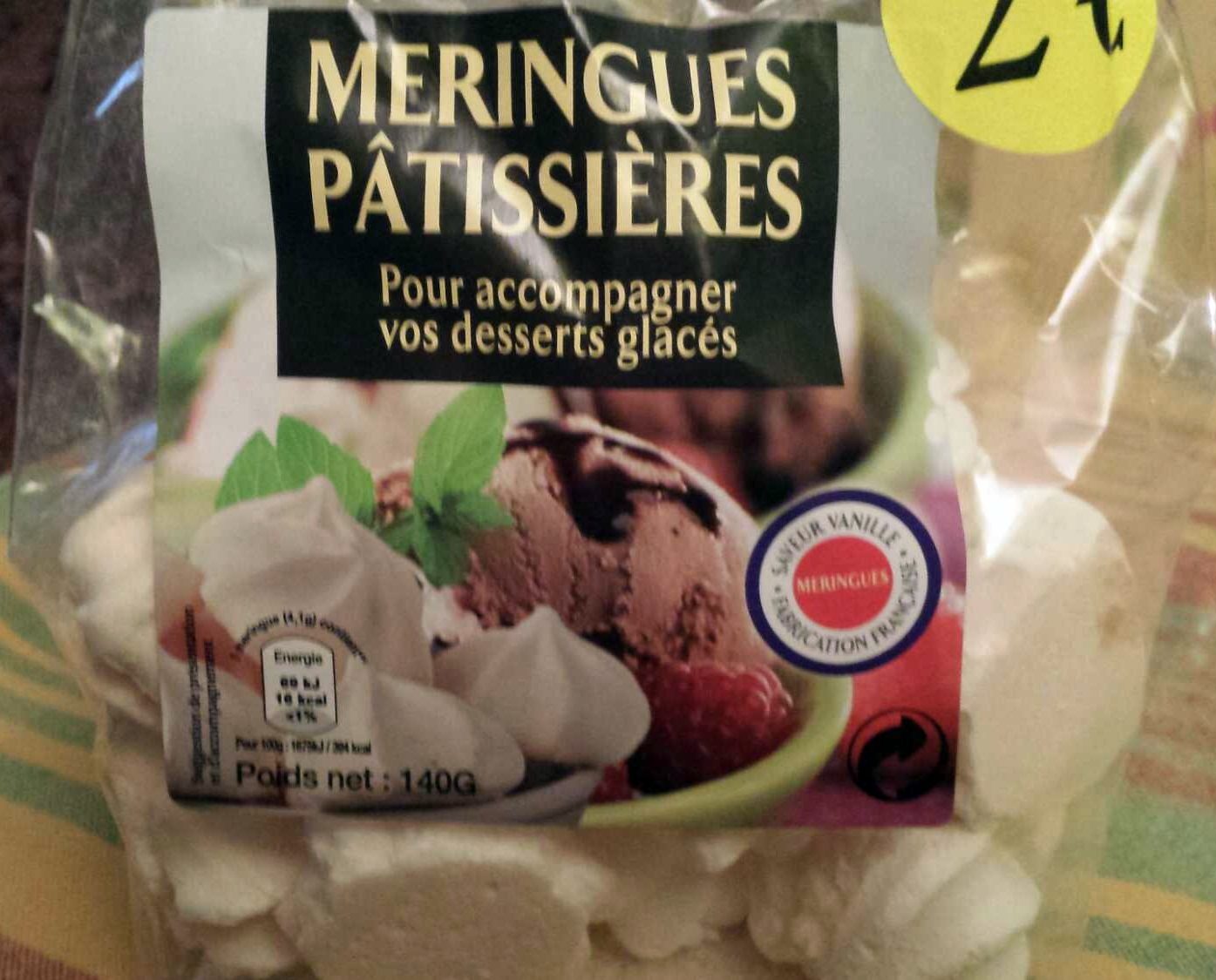 Meringues Pâtissières saveur Vanille - Producto - fr